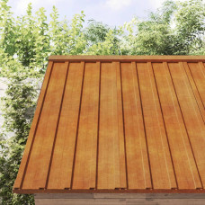 Strešne plošče 12 kosov zarjavele 100x44 cm corten jeklo
